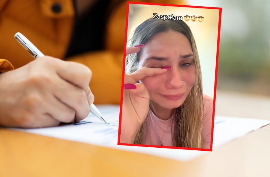 Wpadka tiktokerki na maturze