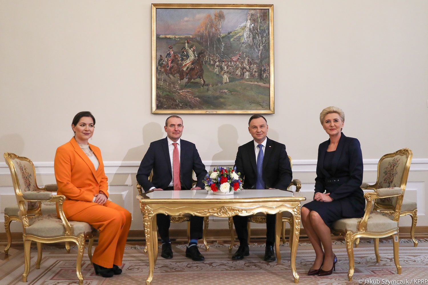 Agata Kornhauser-Duda i Andrzej Duda 