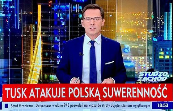 Członkowie rady programowej TVP chcą ukarania TVP Info za "paski" o Tusku podczas manifestacji opozycji