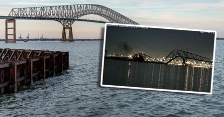 Katastrofa w USA. Runął most w Baltimore po uderzeniu kontenerowca