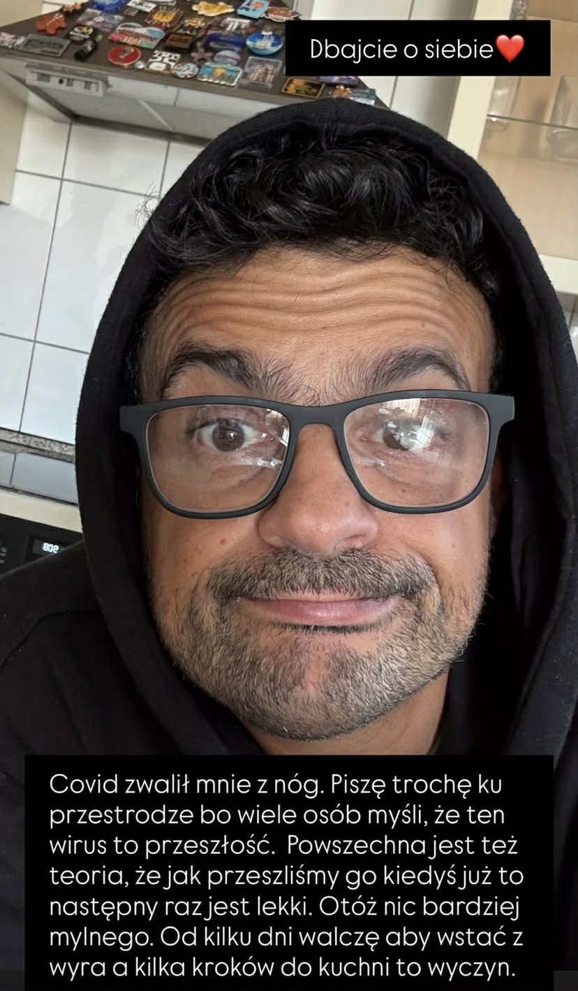Robert El Gendy zmaga się z COVIDE-em
