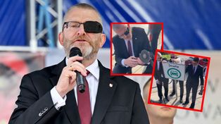 Kolejna akcja Brauna. Chciał pochwalić się akcją w Krakowie