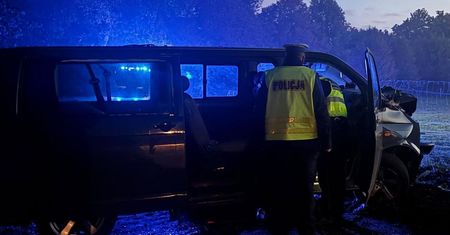 Ostróda: Tragiczny wypadek. Zginął 38-letni kierowca busa