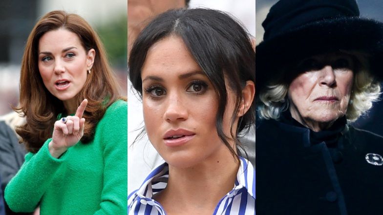 Meghan Markle OSKARŻAŁA księżną Kate i Camillę o DONOSZENIE na nią tabloidom?! "MIAŁA OBSESJĘ"