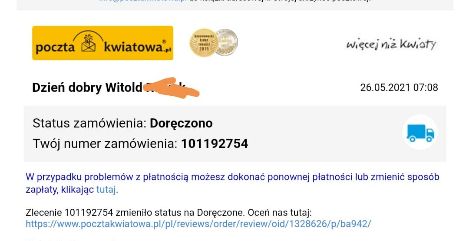 Poczta Kwiatowa znowu zawiodła. Kwiaty nie dotarły na Dzień Matkiock, Facebook)