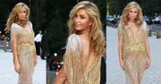 Pośladki Paris Hilton w złotej sukni (ZDJĘCIA)