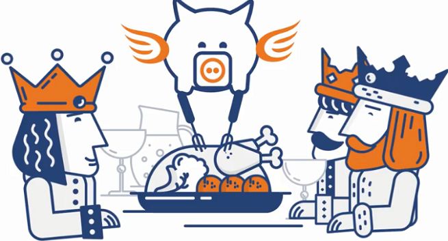 Trzech króli z banknotów reklamuje pakiet z prądem i gazem w PGNiG (wideo)