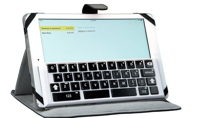 SleeKeys - sprytna podróbka prawdziwej klawiatury. Dotykowe pisanie na iPadzie nie musi być niewygodne! 1