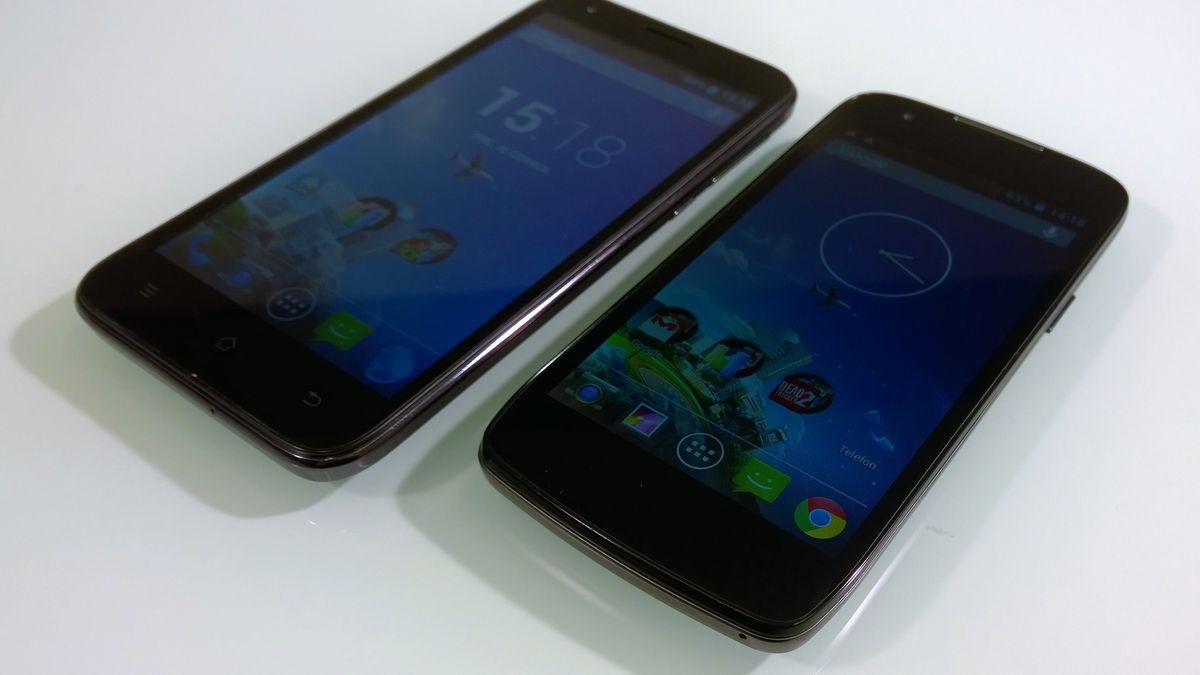 Thunder Q4.5 i Trooper X5.0. Test smartfonów Kazam 1