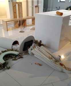 Utopił Jezusa w chrzcielnicy. Dewastacja kościoła w Koziegłowach