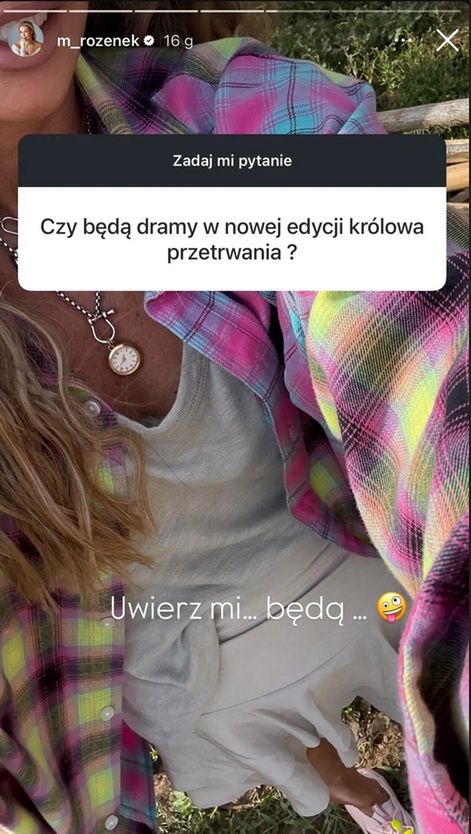 Małgorzata Rozenek potwierdza dramy w "Królowej przetrwania"