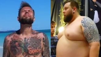 Lżejszy o 170 KILOGRAMÓW Big Boy z "Gogglebox" pozuje bez koszulki. "Forma olimpijska już 8 lat się pięknie prezentuje" (FOTO)