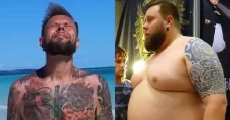 Lżejszy o 170 KILOGRAMÓW Big Boy z "Gogglebox" pozuje bez koszulki. "Forma olimpijska już 8 lat się pięknie prezentuje" (FOTO)