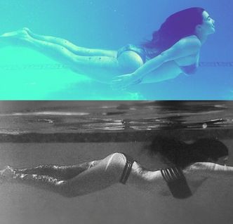 Kim i Kendall w basenie (FOTO)