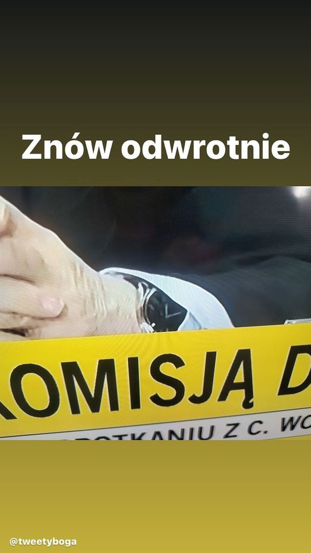 Zegarek Jarosława Kaczyńskiego