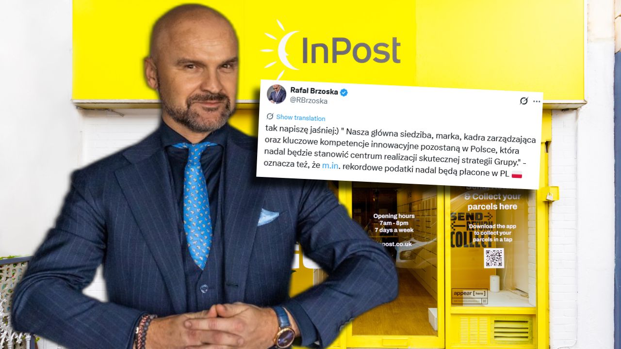 "InPost przestanie być polski"? Padły pytania, Brzoska reaguje