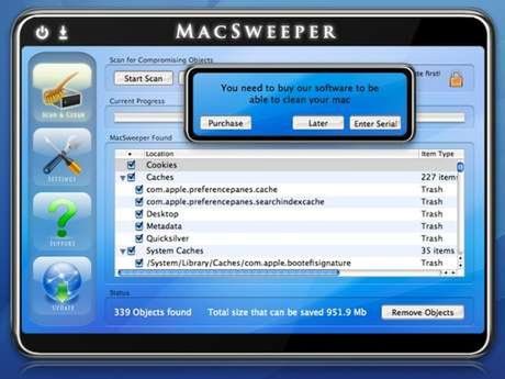 MacSweeper – oszustwo? 1