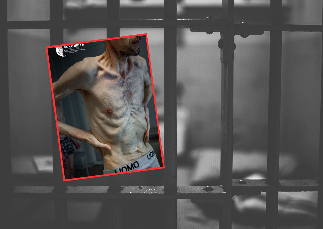 Two years in Russian captivity: Shocking images of emaciated prisoner released