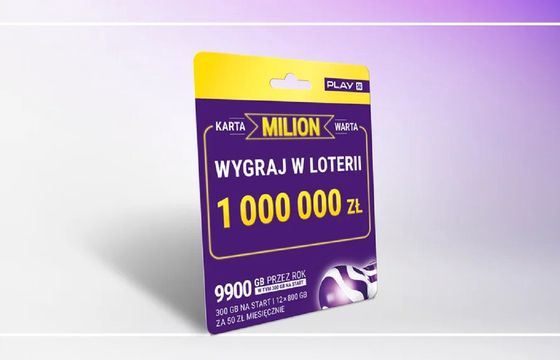 Milion złotych nagród w nowej loterii Play na kartę