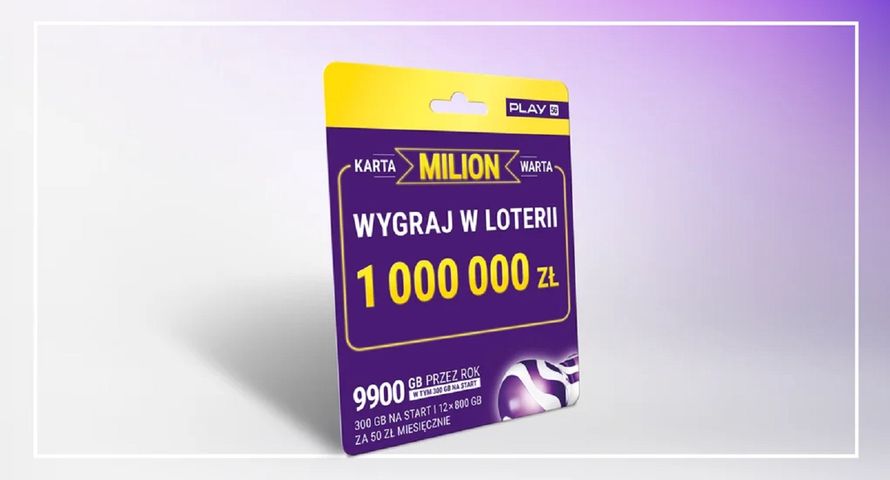 Milion złotych nagród w nowej loterii Play na kartę
