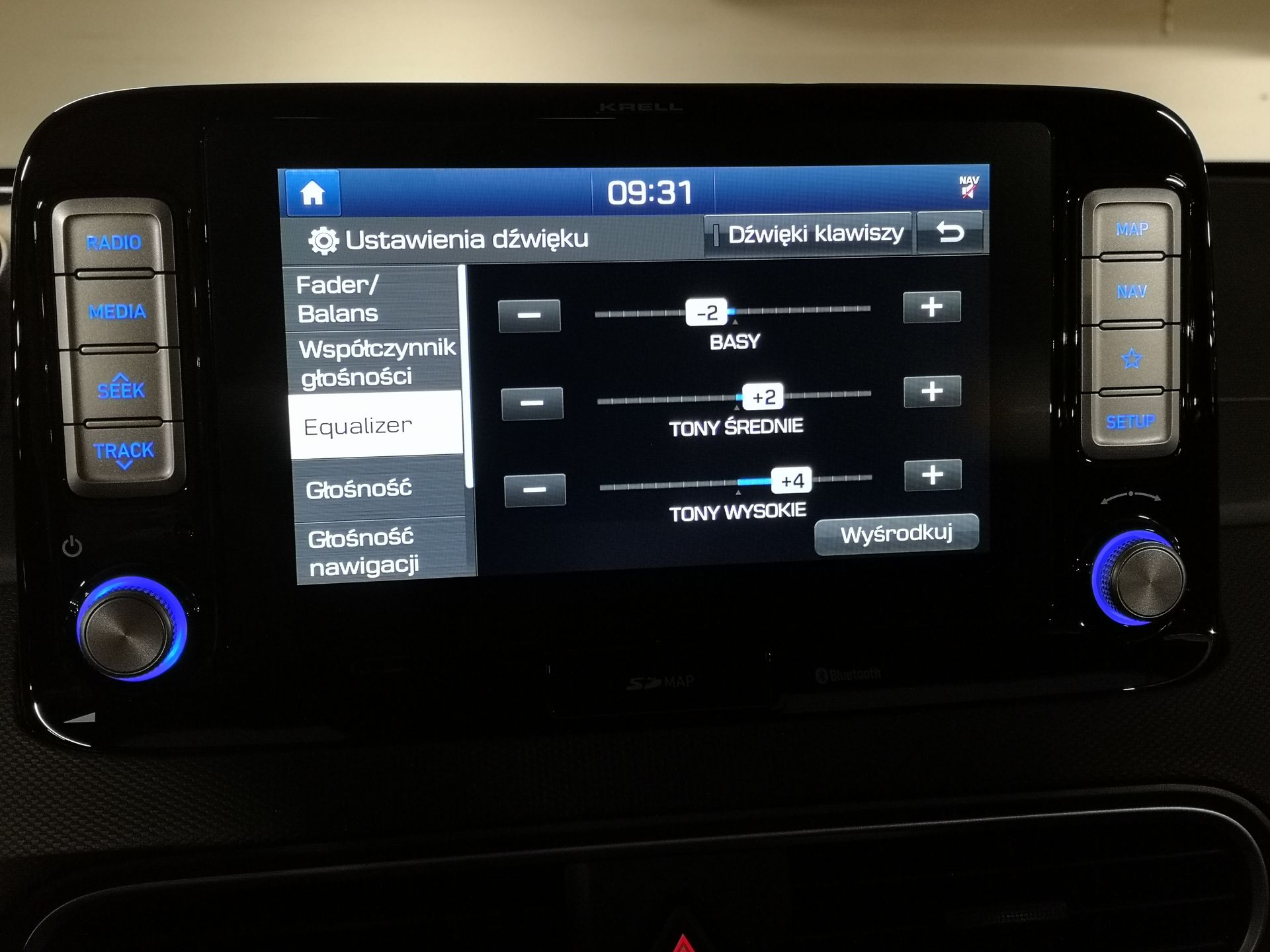 Hyundai Kona Electric: System zarządzania energią oraz audio Krell 26