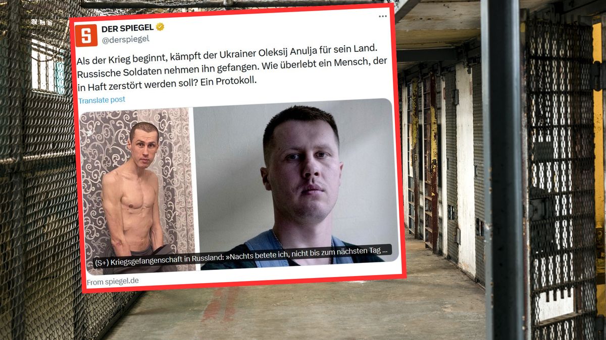 Spędził w rosyjskim więzieniu 10 miesięcy. Gdy wyszedł na wolność, bliscy go nie poznali