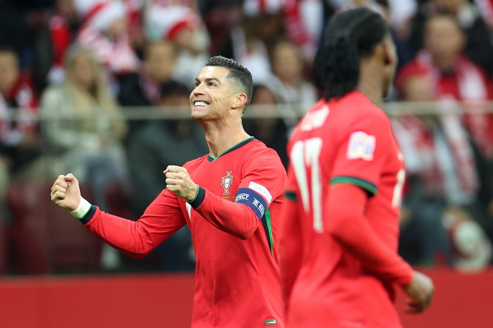 Ronaldo podbił PGE Narodowy. Porażka Polaków w Lidze Narodów