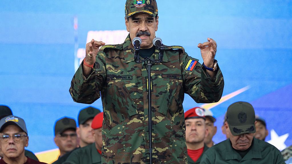 Protest In Caracas In Support Of Nicolas Maduro After Being Labelled By The US Government As The Leader Of "Cartel De Los Soles"
Jesus Vargas