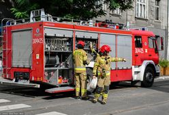 Ewakuacja na Pomorzu. Pożar wybuchł w podziemnym garażu w bloku