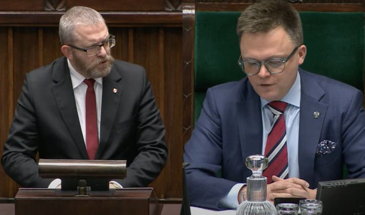 Szymon Hołownia PRZERWAŁ wypowiedź Grzegorza Brauna! "Posuwa się pan nieco za daleko" (WIDEO)