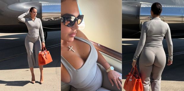 Miał być ŚLUB, a to tylko Georgina Rodríguez i jej Birkin za 300 TYS. ZŁ pozdrawiają z PRYWATNEGO ODRZUTOWCA (ZDJĘCIA)