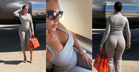 Miał być ŚLUB, a to tylko Georgina Rodríguez i jej Birkin za 300 TYS. ZŁ pozdrawiają z PRYWATNEGO ODRZUTOWCA (ZDJĘCIA)