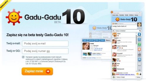 Gadu-Gadu 10 - przeglądarka w komunikatorze 1