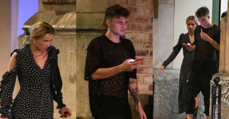 Naburmuszona Maffashion i zapatrzony w telefon Mateusz ,"Blu3aby", opuszczają klub o trzeciej nad ranem. ROMANTYCZNIE? (ZDJĘCIA)
