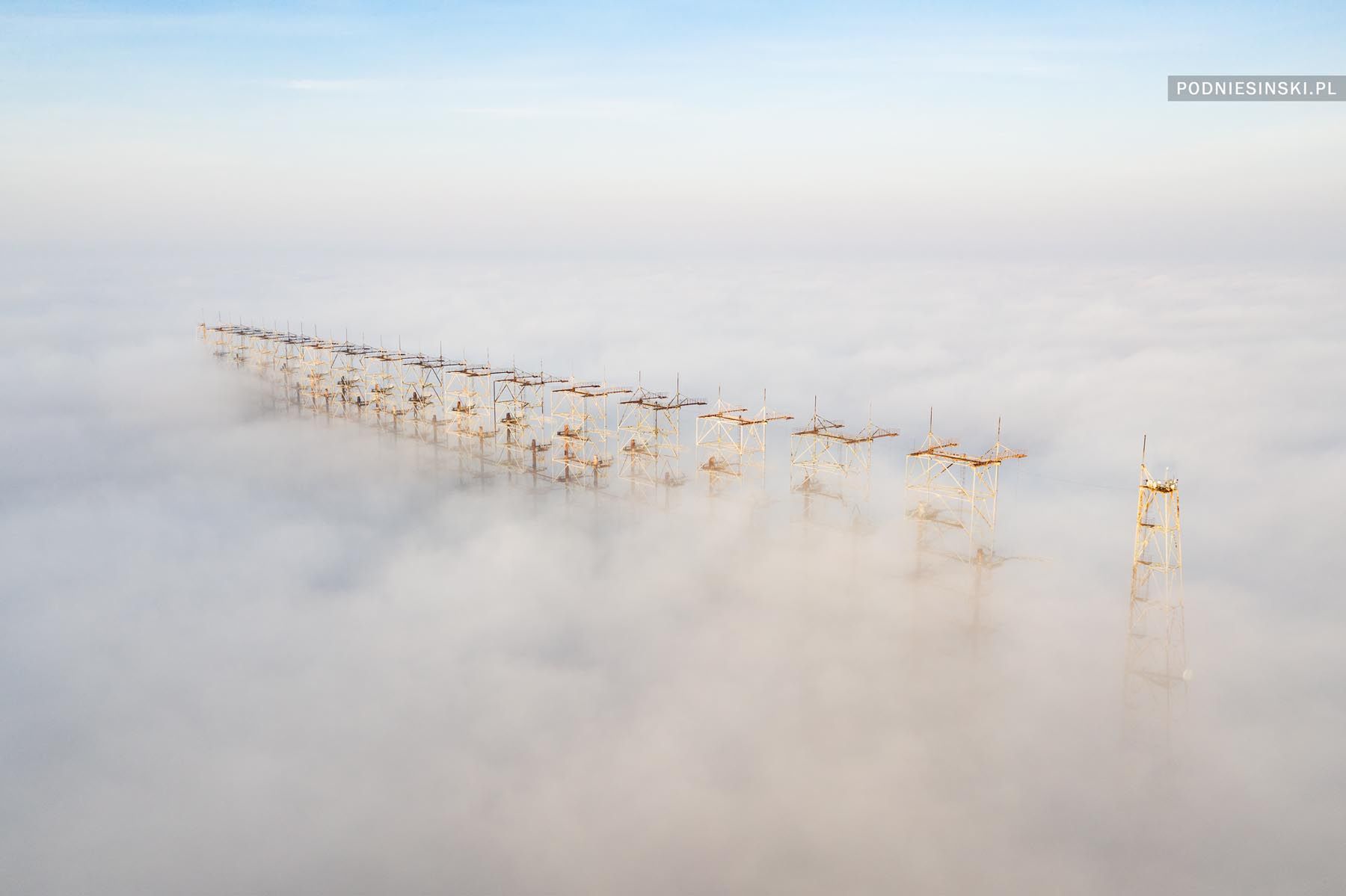 Arek Podniesiński sfotografował radziecką tarczę antyrakietową Duga 9