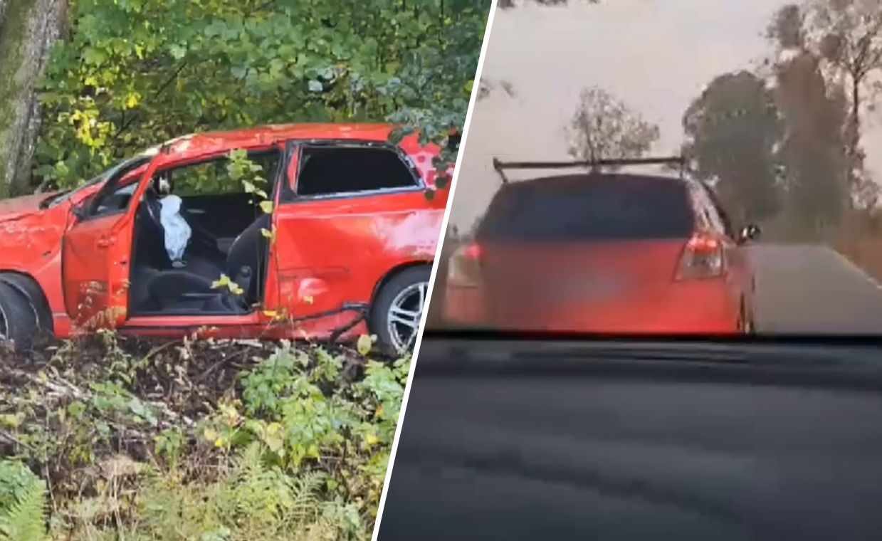 Pościg jak z filmu akcji. Uciekinier staranował policjantów