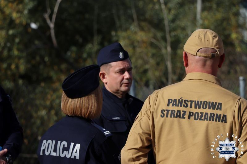 Opatowscy policjanci sprawdzili procedury podczas ćwiczeń kompleksowych „Silos 2026”