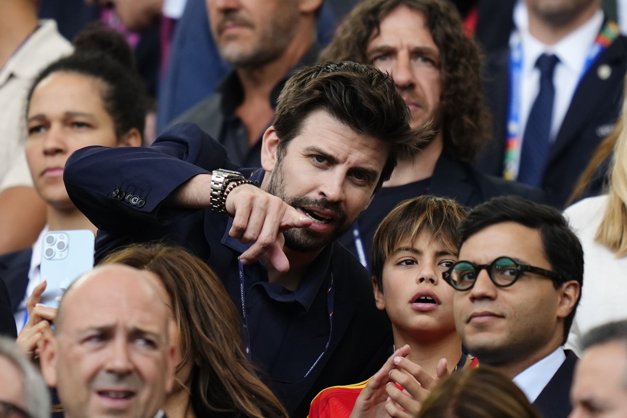 Gerard Pique zabrał syna na mecz Reprezentacji Hiszpanii