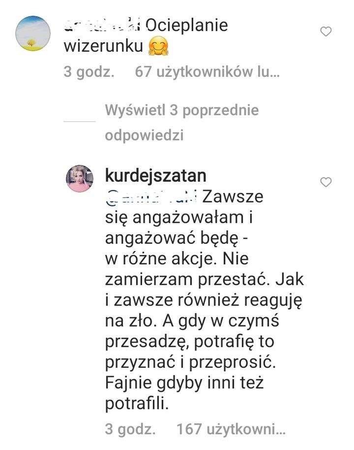 Rozmowa Barbary Kurdej-Szatan z fanką