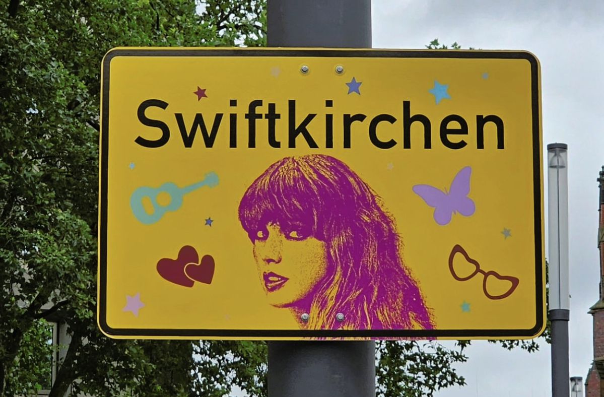 German city temporarily rebrands as 'Swiftkirchen' for Taylor Swift