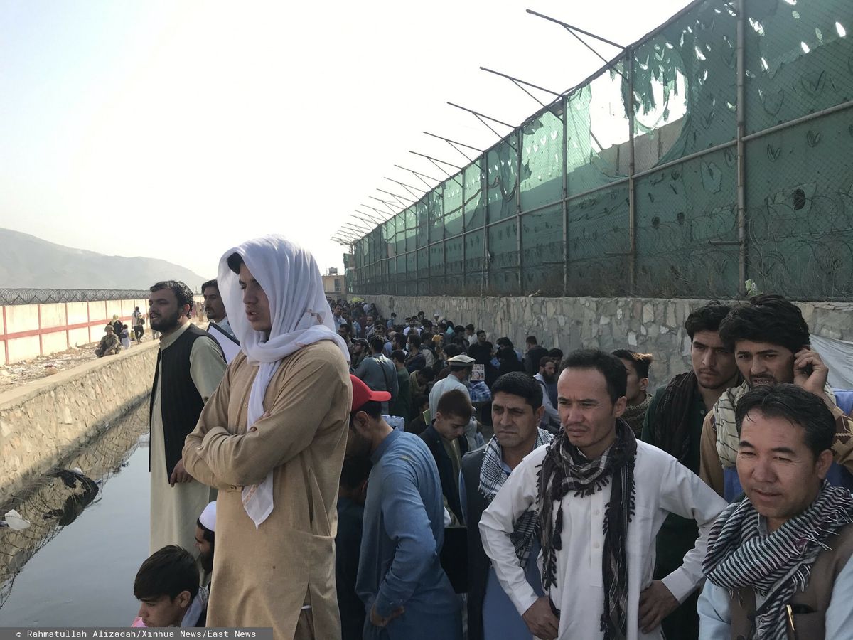 Dramatyczna sytuacja na lotnisku w Kabulu 