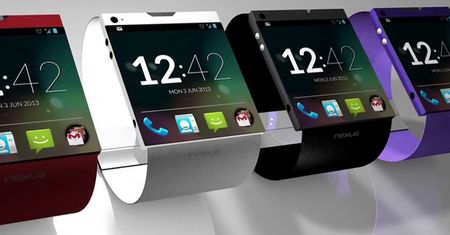 Inteligentny zegarek Google'a, zrzuty ekranu z iOS 8 i LG G3 z ekranem QHD