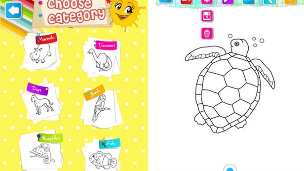 Polska kolorowanka dla dzieci na iPada 1