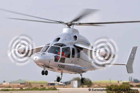 Eurocopter X3 - piętnaście łopat, ponad 400 km/h
