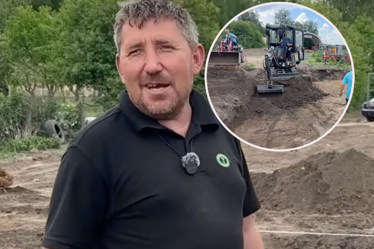 Andrzej Onopiuk z Plutycz zapowiada nową inwestycję. Na gospodarstwie ruszyły prace ziemne