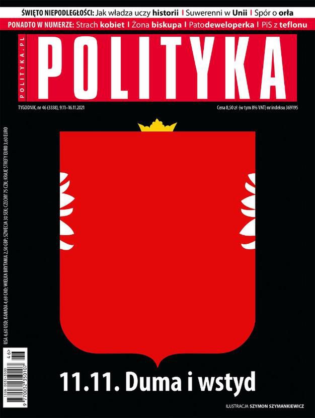 Okładka nowego wydania tygodnika Polityka