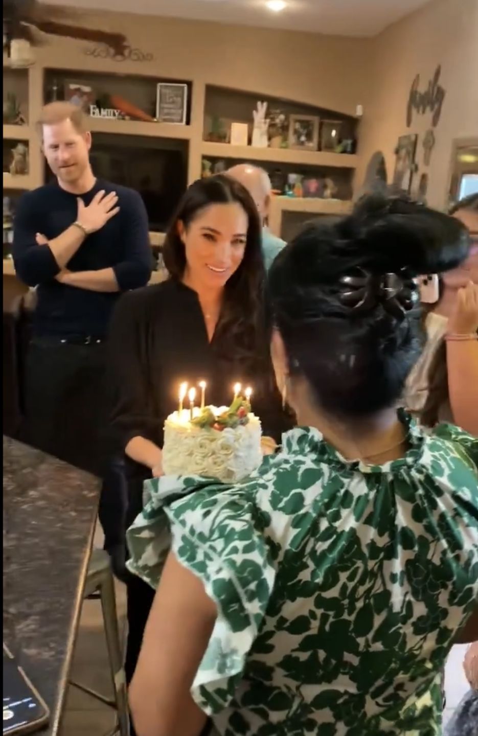Książę Harry i Meghan Markle na przyjęciu urodzinowym