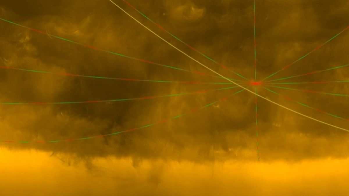 Zdjęcie południowego bieguna Słońca