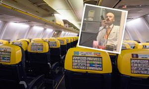 Nagranie z samolotu Ryanaira hitem sieci. Oto co zrobił polski steward