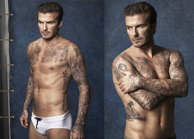 Beckham w kąpielówkach!